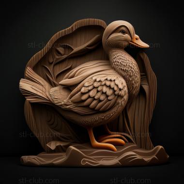 3D мадэль Так близко, но так далеко Kamonegis Sitting Duck (STL)